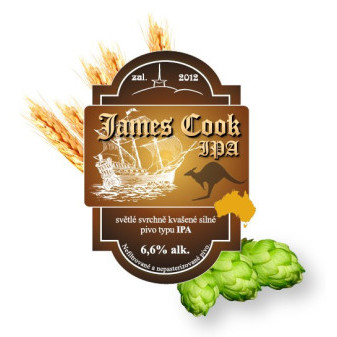 James Cook Ipa 6.6% - beskydský pivovárek - 1.5L