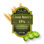 Lissa huera IPA - svrchně kvašený speciál 6.3% - Beskydský pivovárek s. r. o. - 1.5L