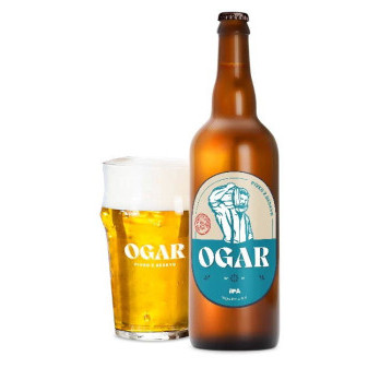 Ogar INDIA PALE ALE 15°- speciál 6.3% - Kunčický pivovar - 1L