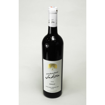 Merlot - moravsko zemské červené suché 10,5% - vinařství Vrba - 0.75 l