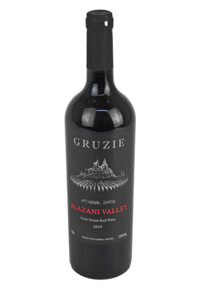 Alazani Valley - polosladké víno červené 11,5% - Gruzie - 0.75 l