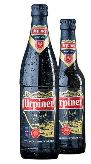 Urpiner 11° - tmavý ležák 4.5% - láhev - Slovenské pivo - 0.5L