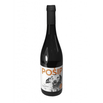 Pošip Dalmatian Dog - bílé suché víno 13,0% - vinařství Smokvica - Korčula - chorvatské víno - 0.75L