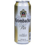 Krombacher Pils pivo 4.8% - světlý ležák - Německo - plech - 0.5L