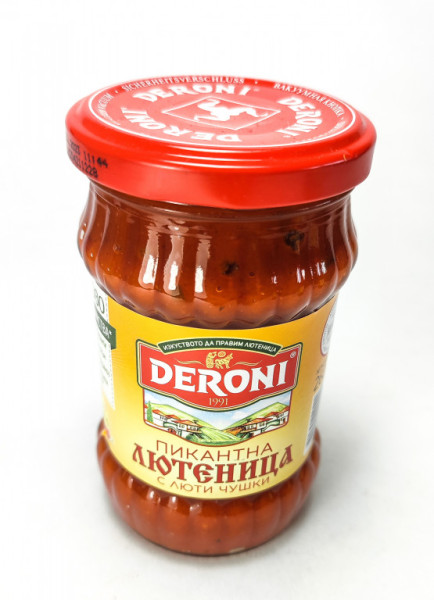 Deroni Ljutenica pikantí - Bulharsko - 260g