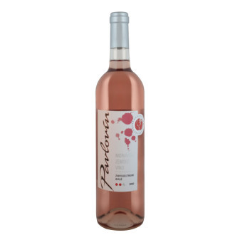 Zweigeltrebe Rosé - moravské zemské polosladké - Pavlovín 0.75 l