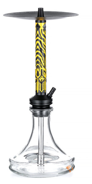 Vodní dýmka 50 cm Wandy Hookah CHAOS Mini Divine Yellow