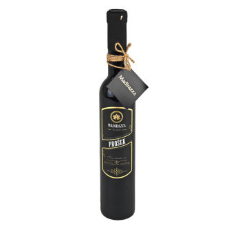 Prošek Black - suché - červené dezertní víno 16,5% - Madirazza - chorvatské víno - 0.375L