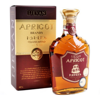 Ijevan brandy Apricot 5* - arménská brandy meruňková - Ijevan wine - 0,5L