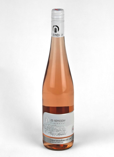 Svatovavřinecké Rosé - moravské zemské - suché 11,0% - vinařství ZD Němčičky - 0.75 l