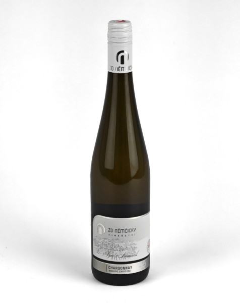 Chardonnay - bílé moravské zemské - polosuché 12,5% - vinařství ZD Němčičky - 0.75 l