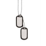 Známky US DOG TAGS stříbrné kompletní