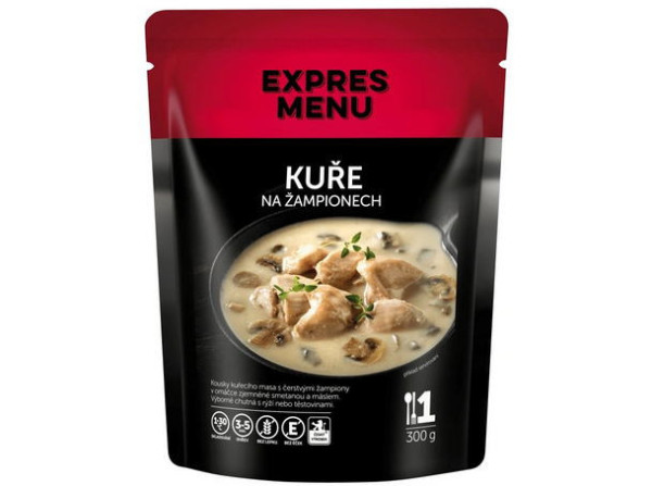 Expres Menu Kuře na žampionech - 1 porce - 300g