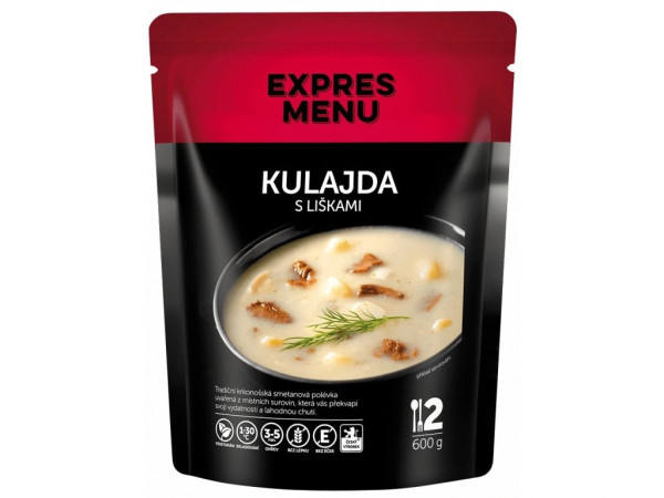 Expres Menu Kulajda s liškami - 2 porce - 600g