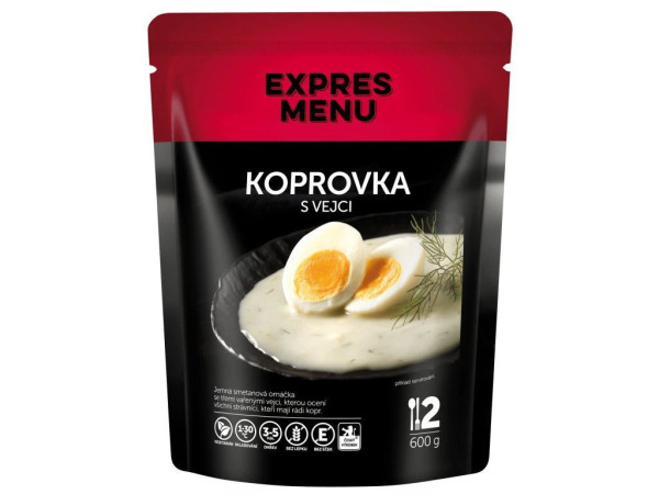 Expres Menu Koprovka s vejci - 2 porce - 600g