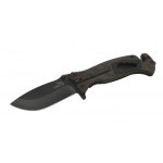 Nůž zavírací BLACK BLADE 21,7cm s pojistkou