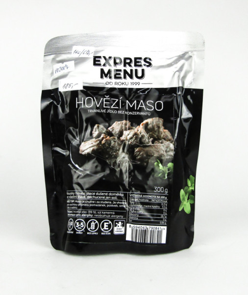 Expres Menu Hovězí maso - 1 porce - 300g