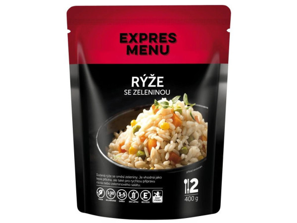 Expres Menu Rýže se zeleninou - 2 porce - 400g