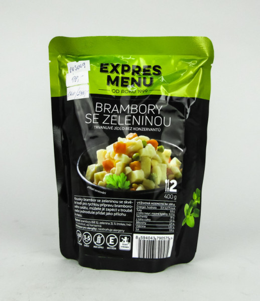 Expres Menu Brambory se zeleninou - 2 porce - 400g