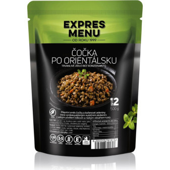 Jídlo trvanlivé - Čočka po orientálsku - 2 porce - 500g