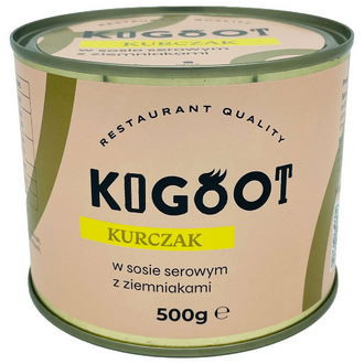 Konzerva Kogoot - Kuře v sýrové omáčce s bramborem - 500g