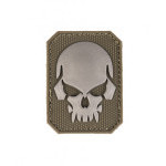 Nášivka 3D SKULL PVC M.KLETT SM, 5.5*4cm