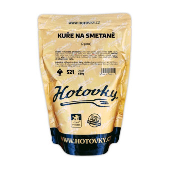 Hotovky Kuře na smetaně - 2 porce - 680 g