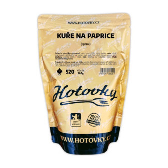 Hotovky Kuře na paprice - 1 porce - 340 g